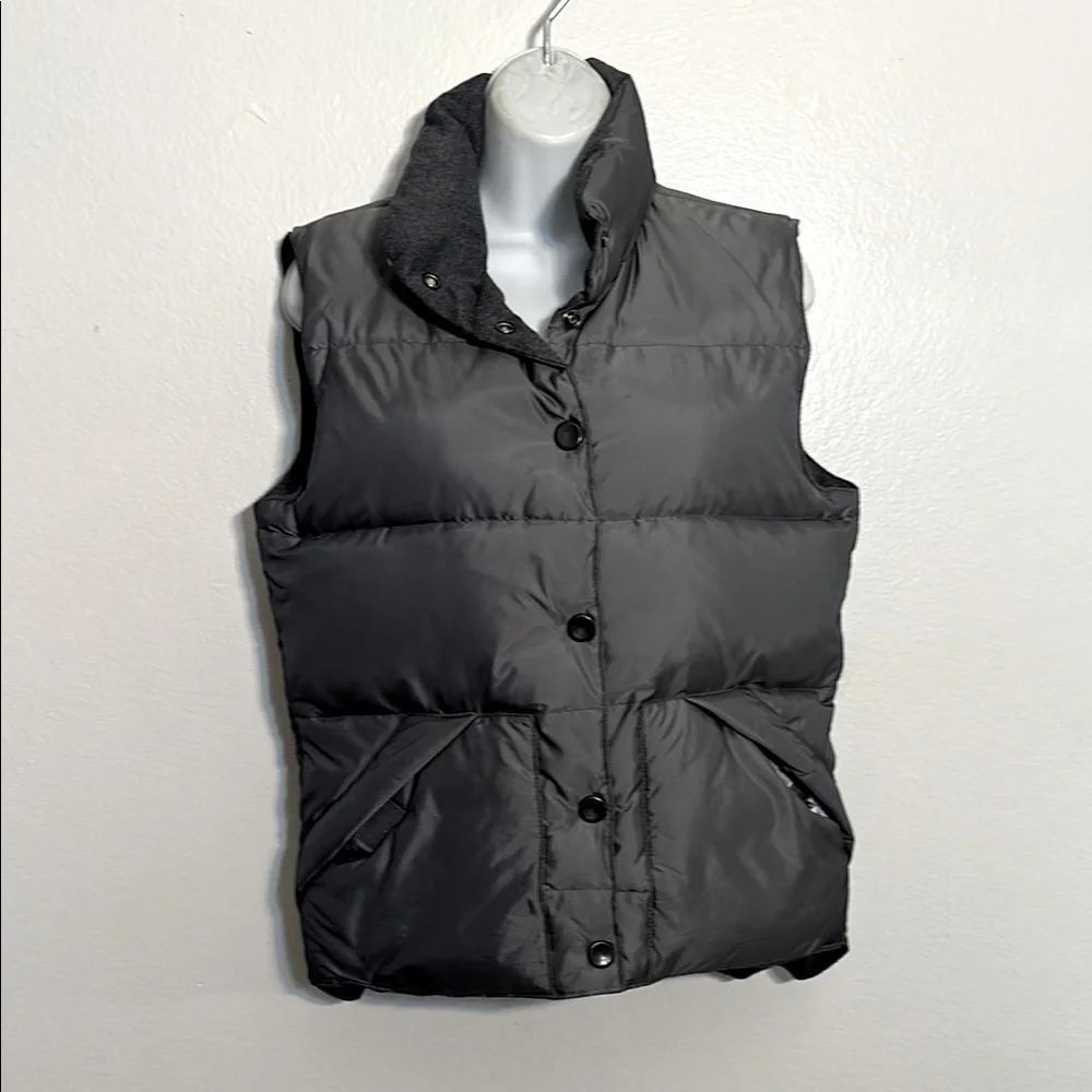 Women's Grey Puffer Vest